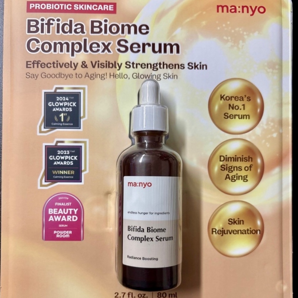 Ma:nyo Bifida Biome Complex Serum Anti-aging Glowing Skin 2.7oz FACT.SEAL Last 1